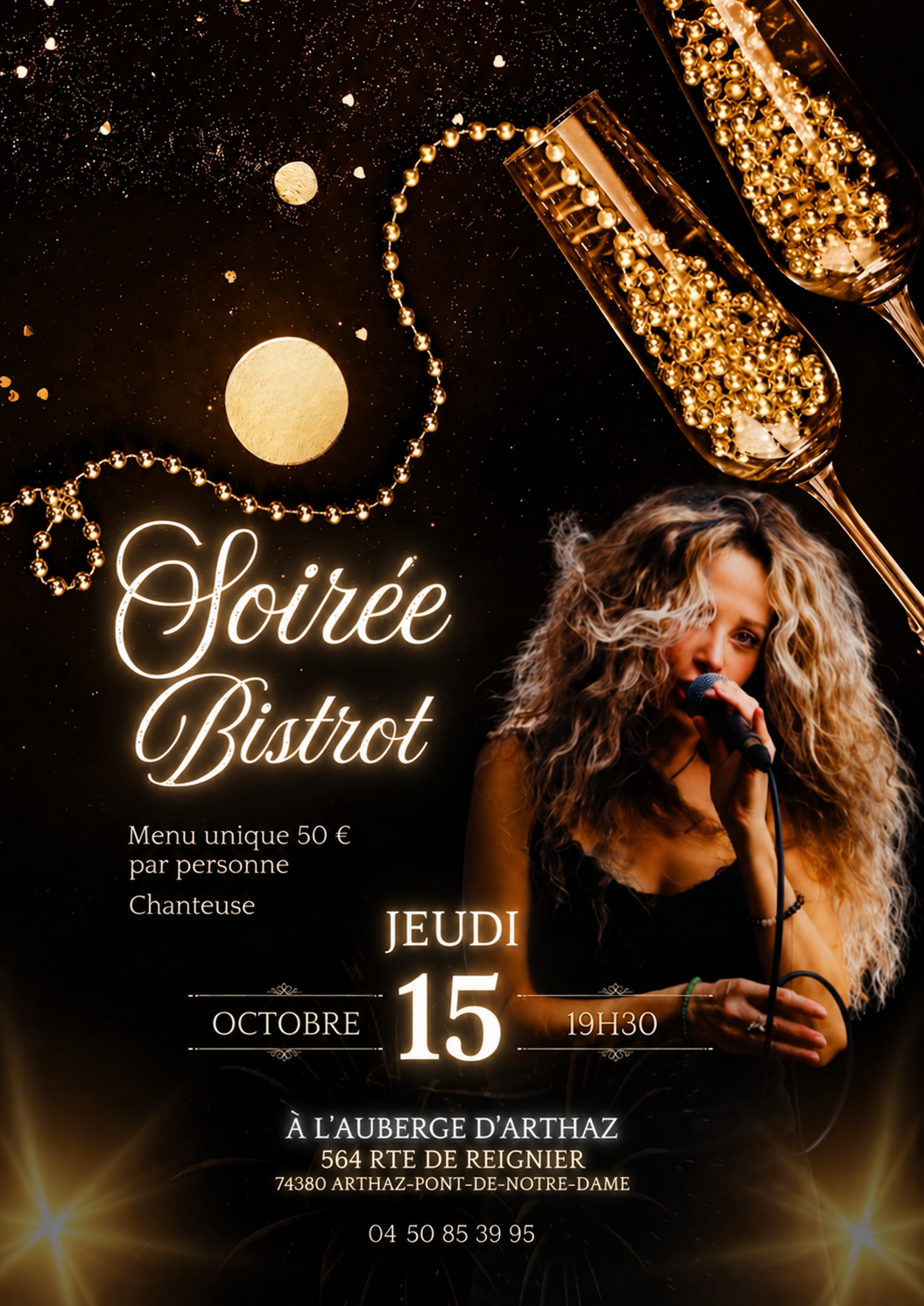Affiche Soirée Bistrot 